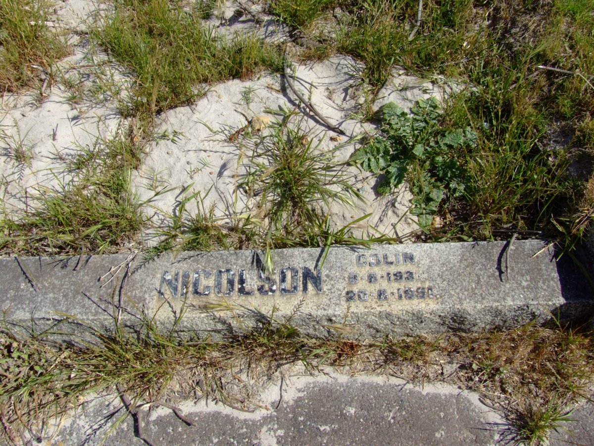 NICOLSON Colin 192?-1951