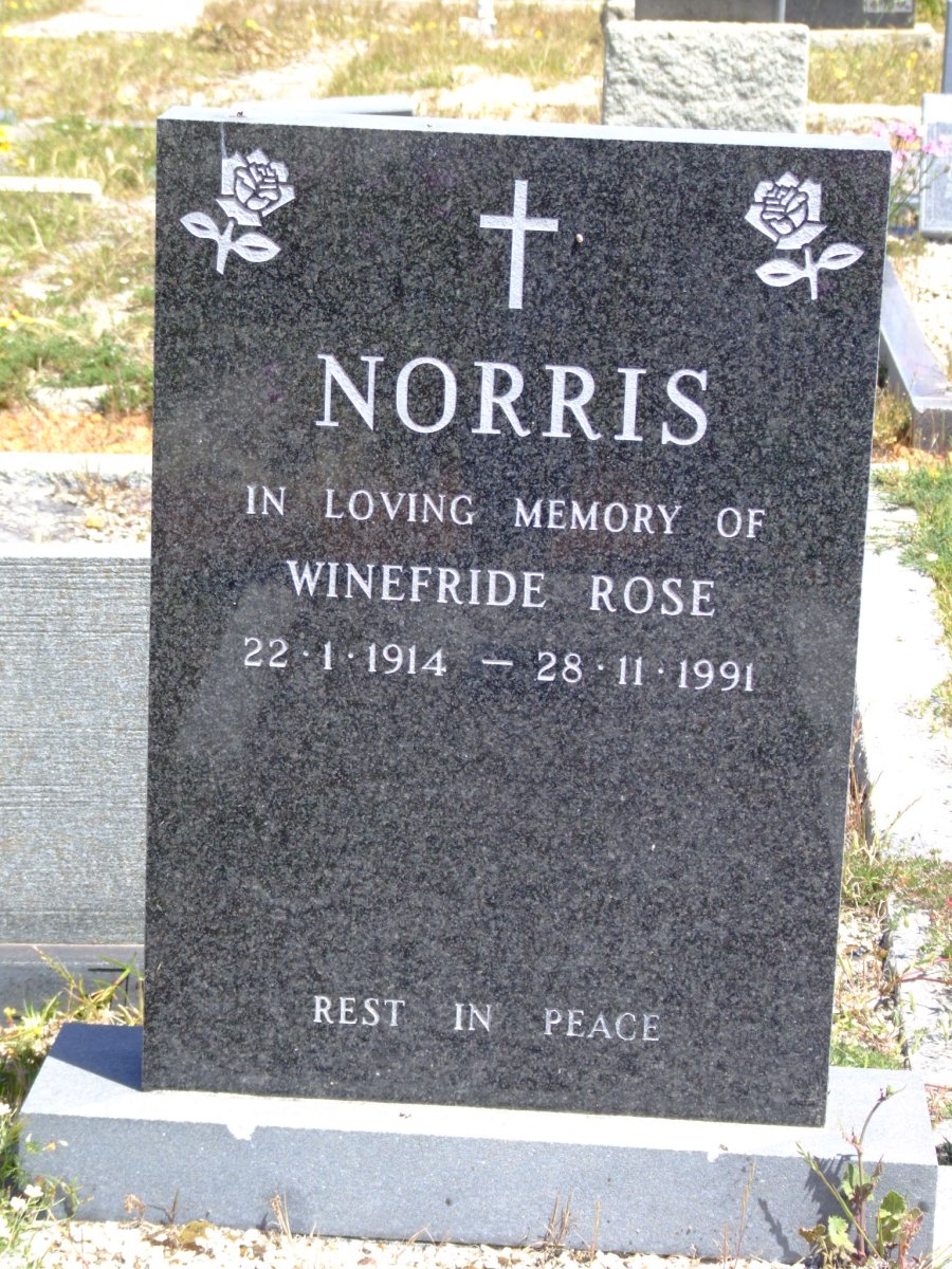 NORRIS Winefride Rose 1914-1991