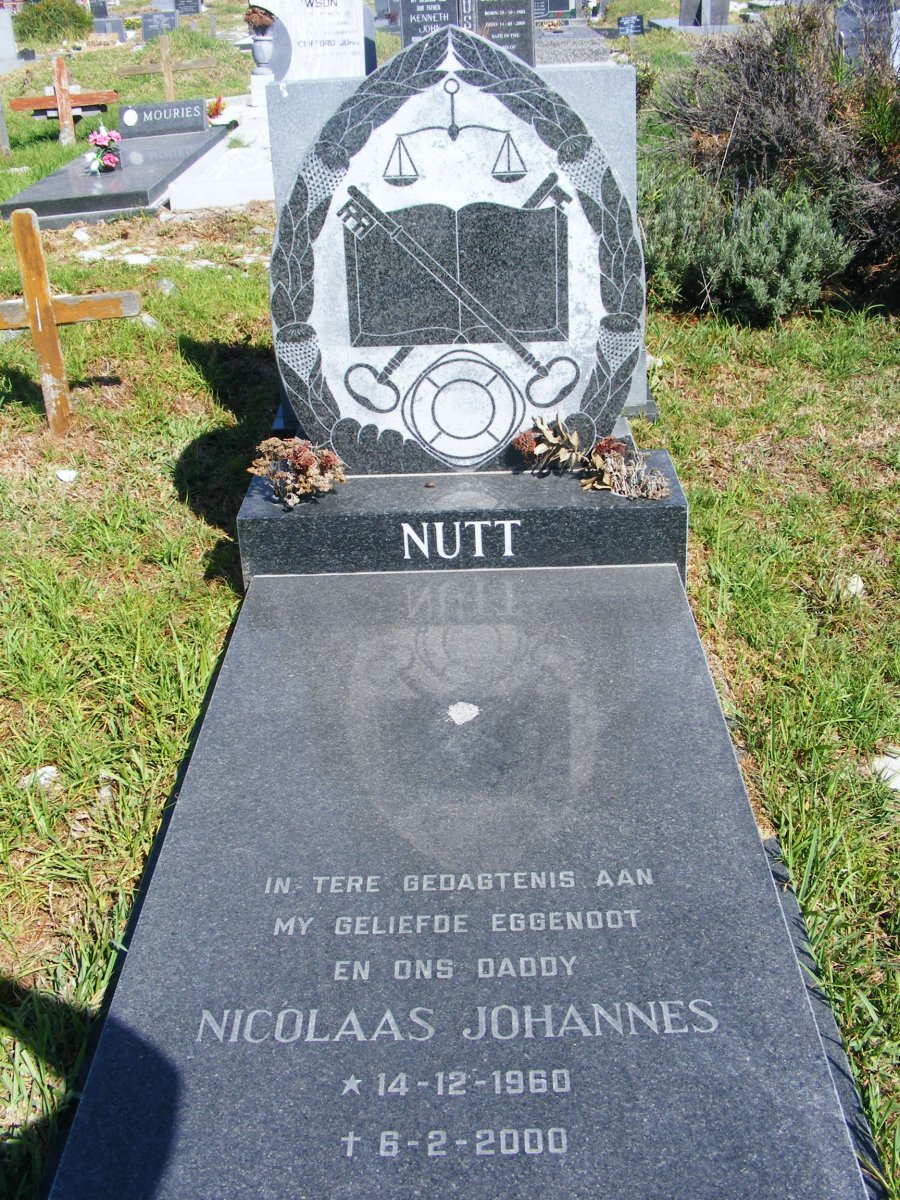 NUTT Nicolaas Johannes 1960-2000