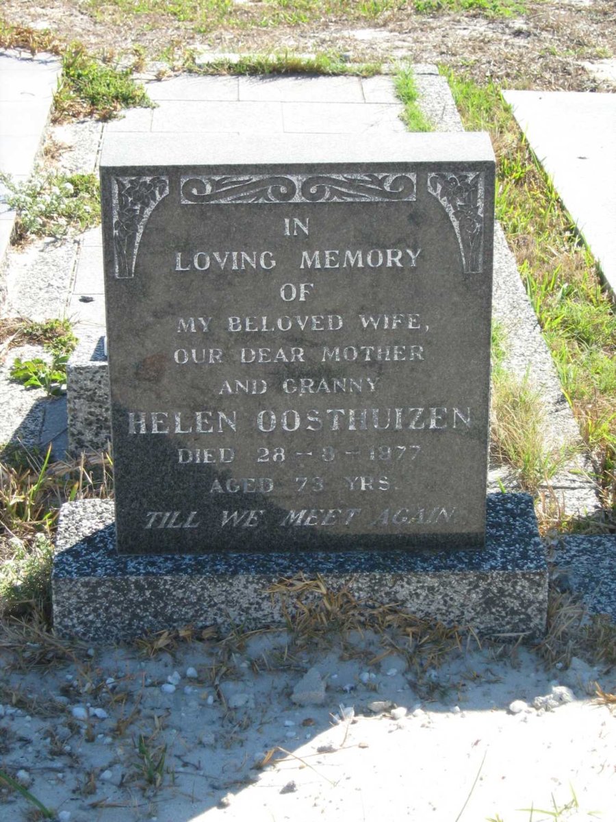 OOSTHUIZEN Helen -1977