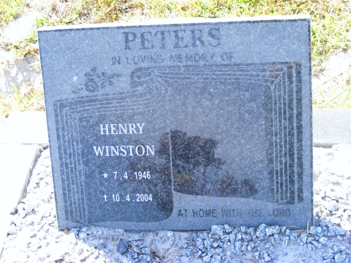 PETERS Henry Winston 1946-2004