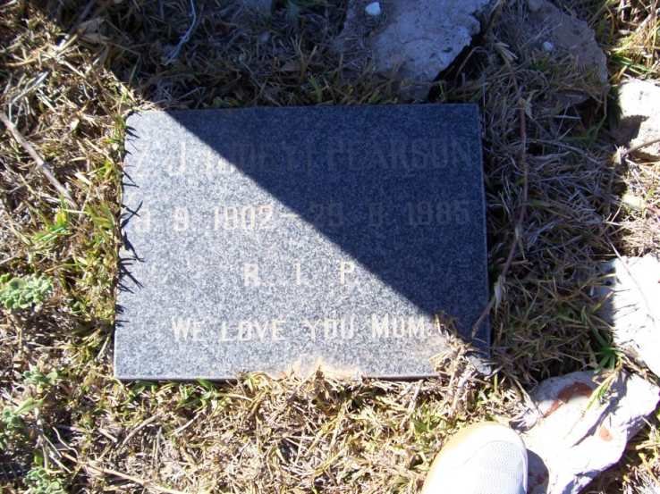 PEARSON Z.J. 1902-1985