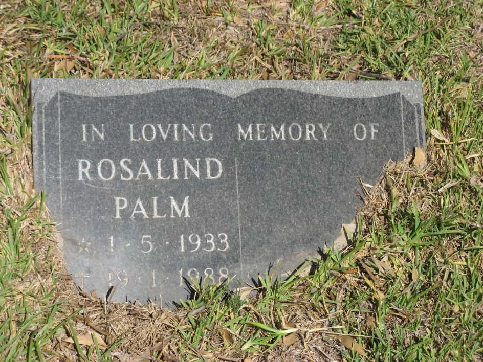 PALM Rosalind 1933-1988