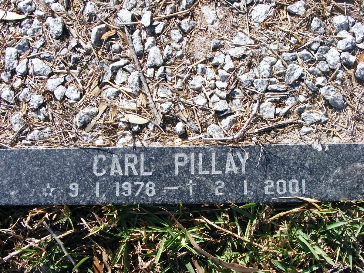 PILLAY Carl 1978-2001