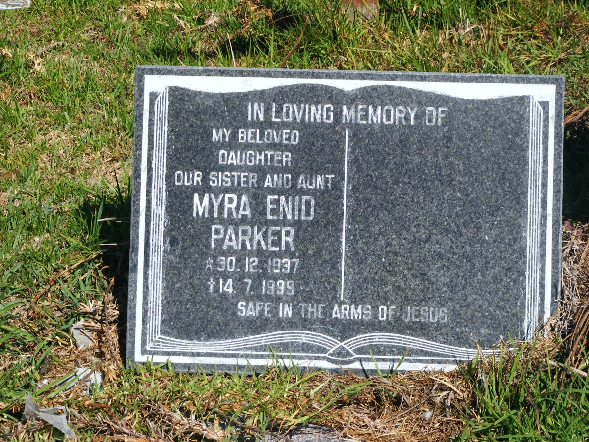 PARKER Myra Enid 1937-1999