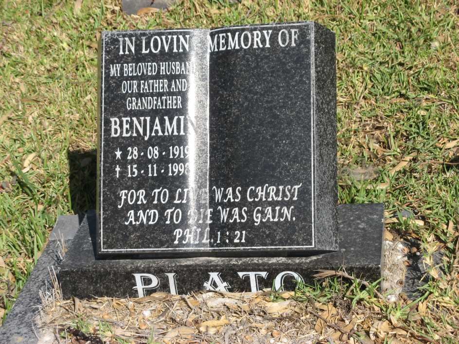 PLATO Benjamin 1919-199?