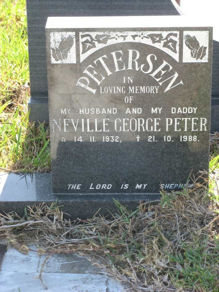 PETERSEN Neville George Peter 1932-1988