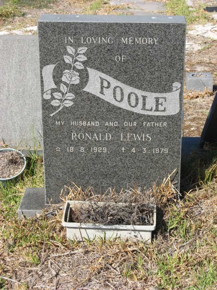 POOLE Ronald Lewis 1929-1979 :: HOPE Victor 1930-1979