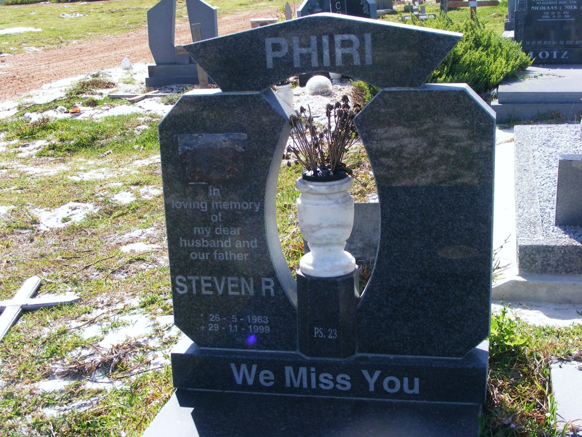 PHIRI Steven R. 1963-1999