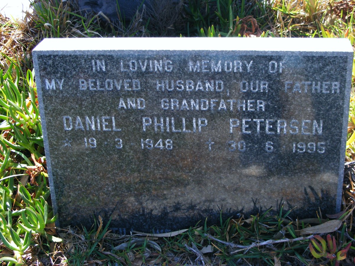 PETERSEN Daniel Phillip 1948-1995