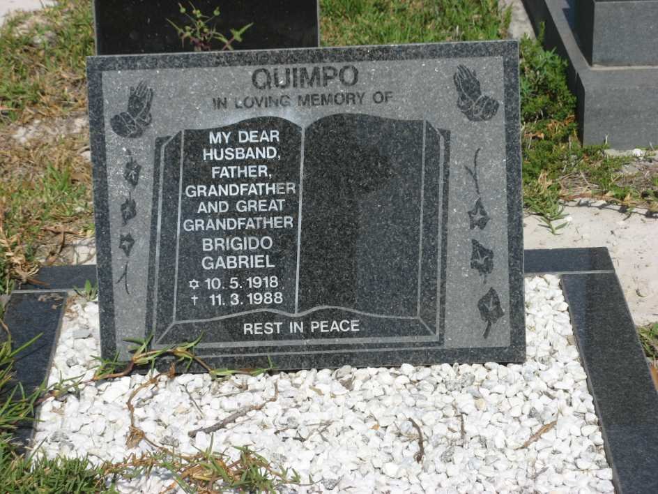 QUIMPO Brigido Gabriel 1918-1988