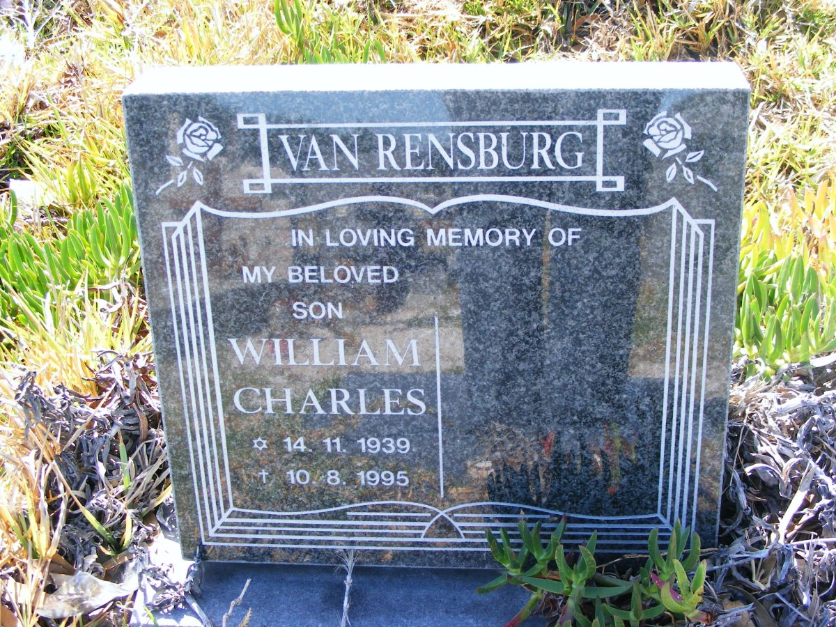 RENSBURG William Charles, van 1939-1995