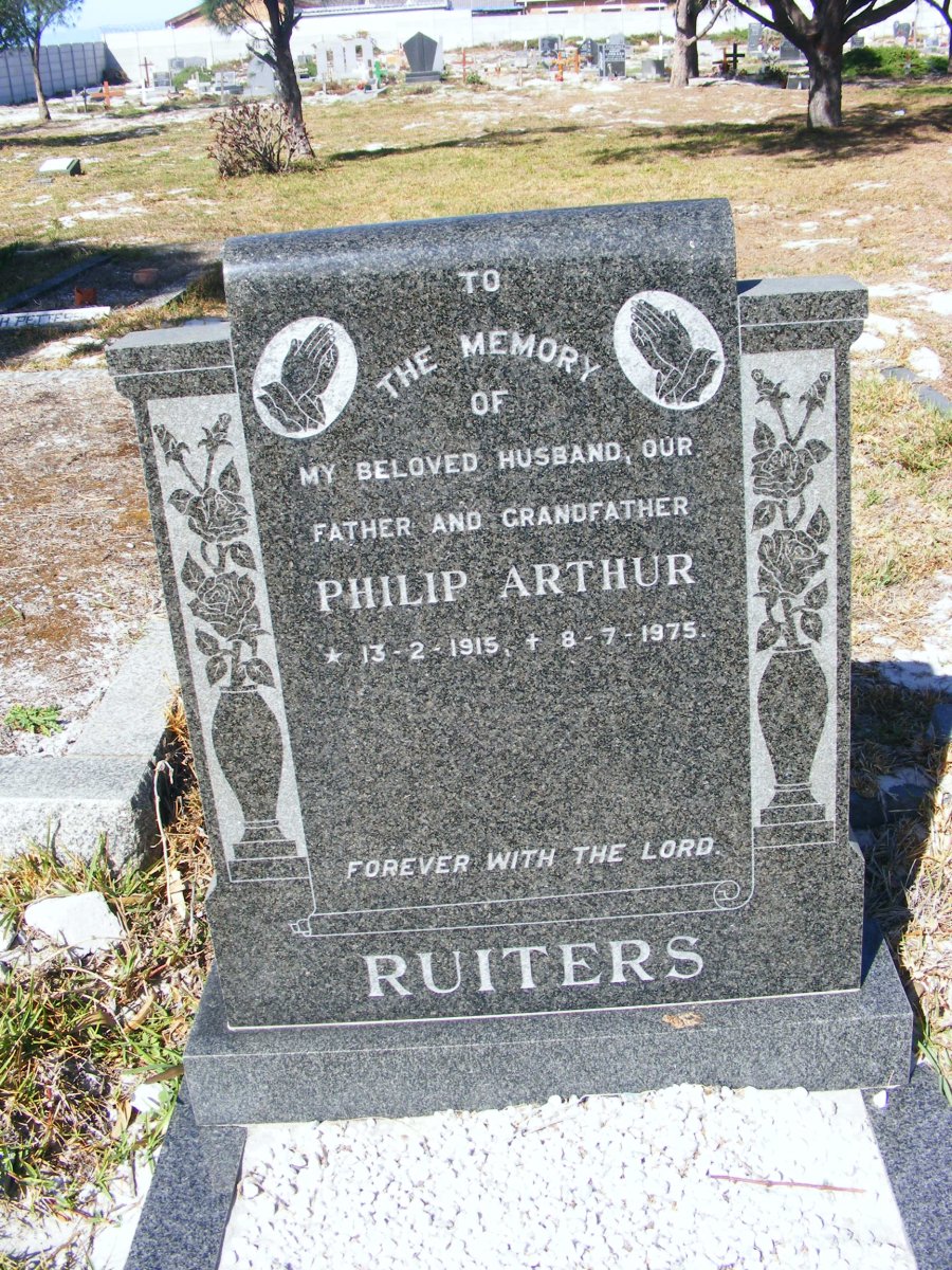 RUITERS Philip Arthur 1915-1975