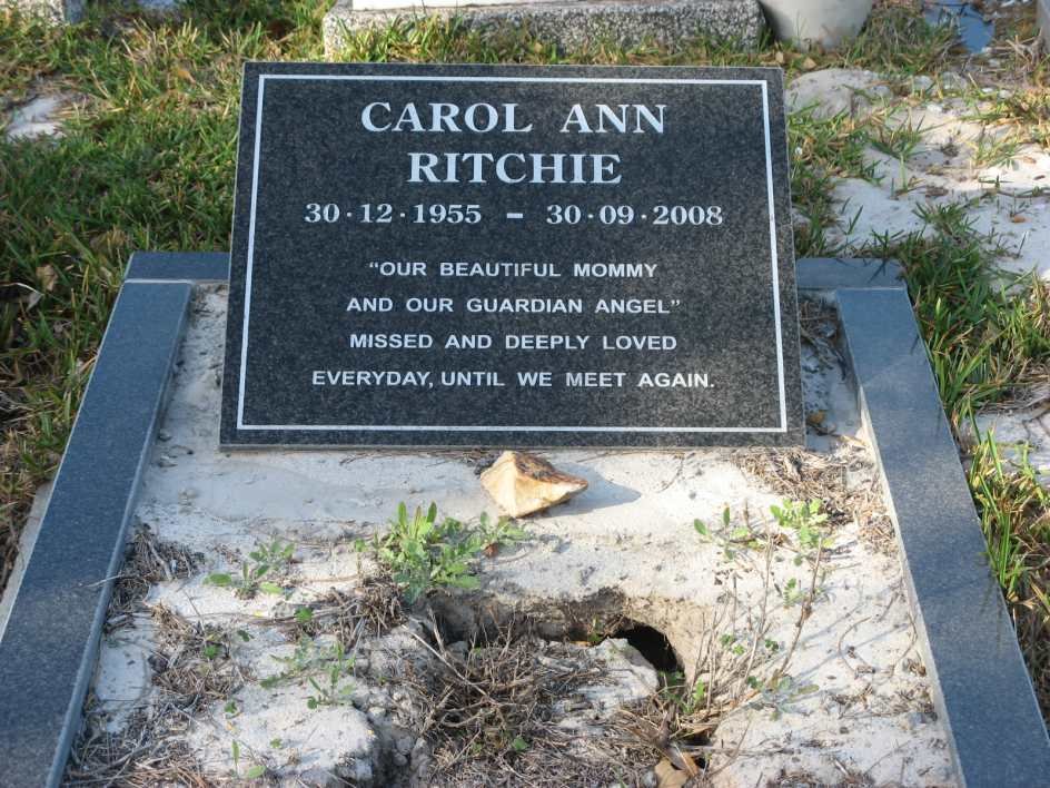 RITCHIE Carol Ann 1955-2008