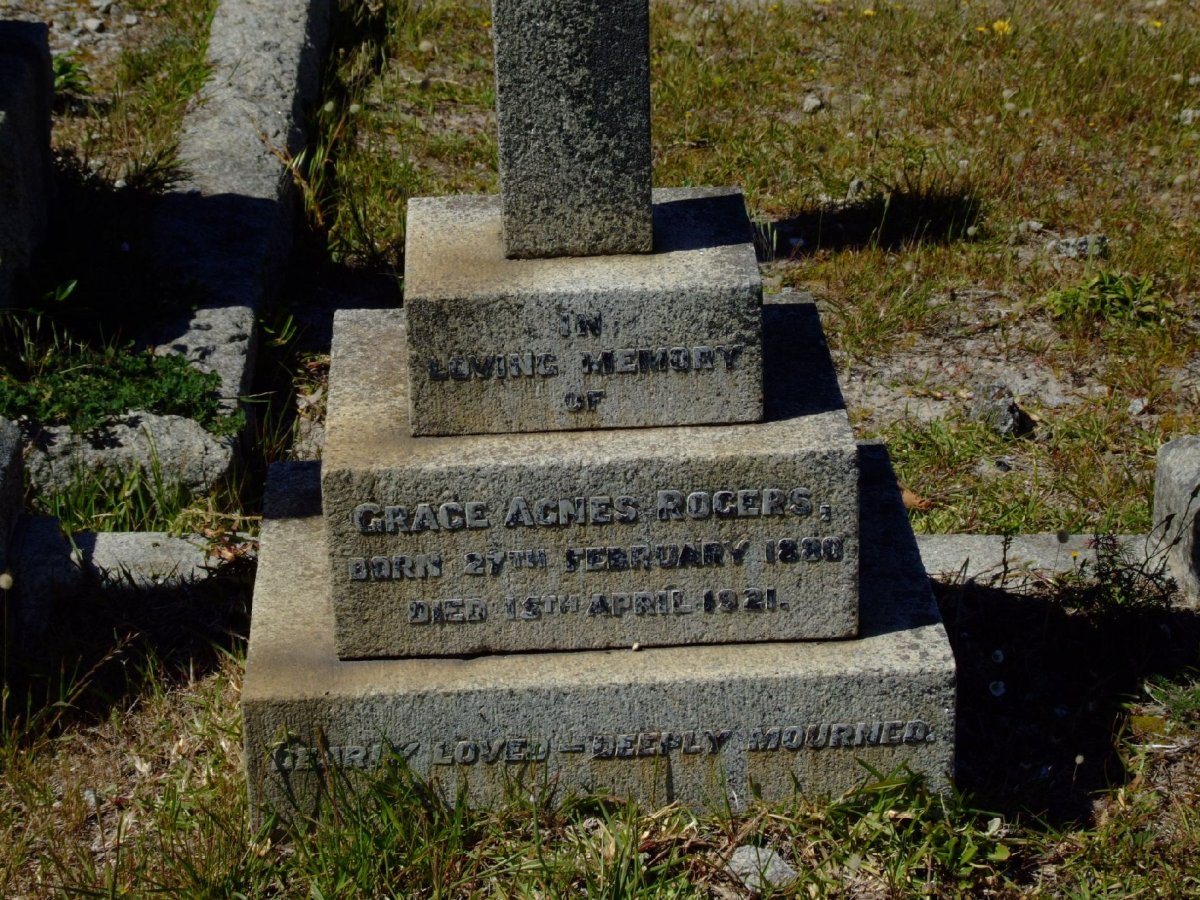 ROGERS Grace Agnes 1880-1921