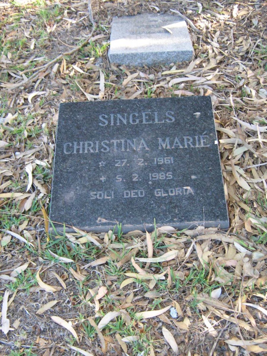 SINGELS Christina Marie 1961-1985