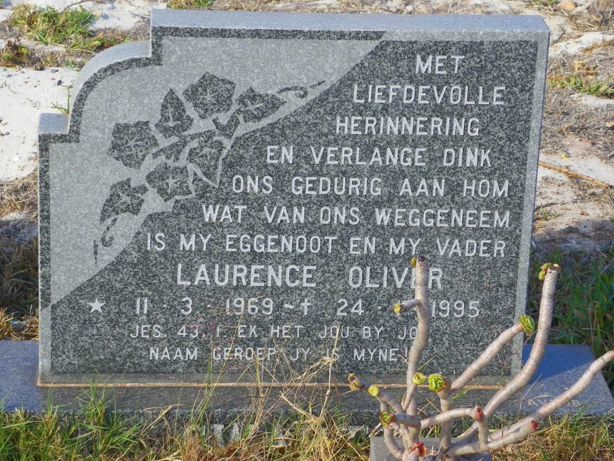 SWARTS Laurence Oliver 1969-1995