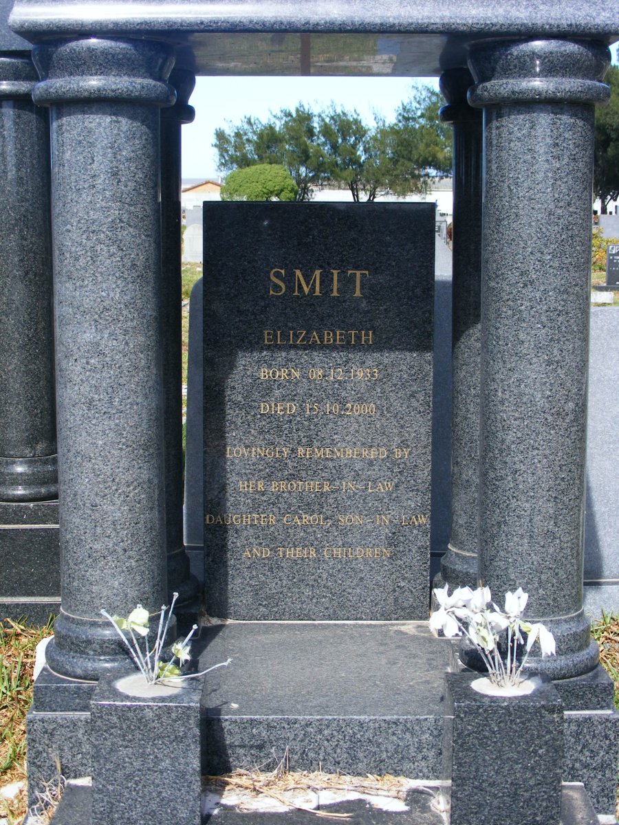 SMIT Elizabeth 1933-2000