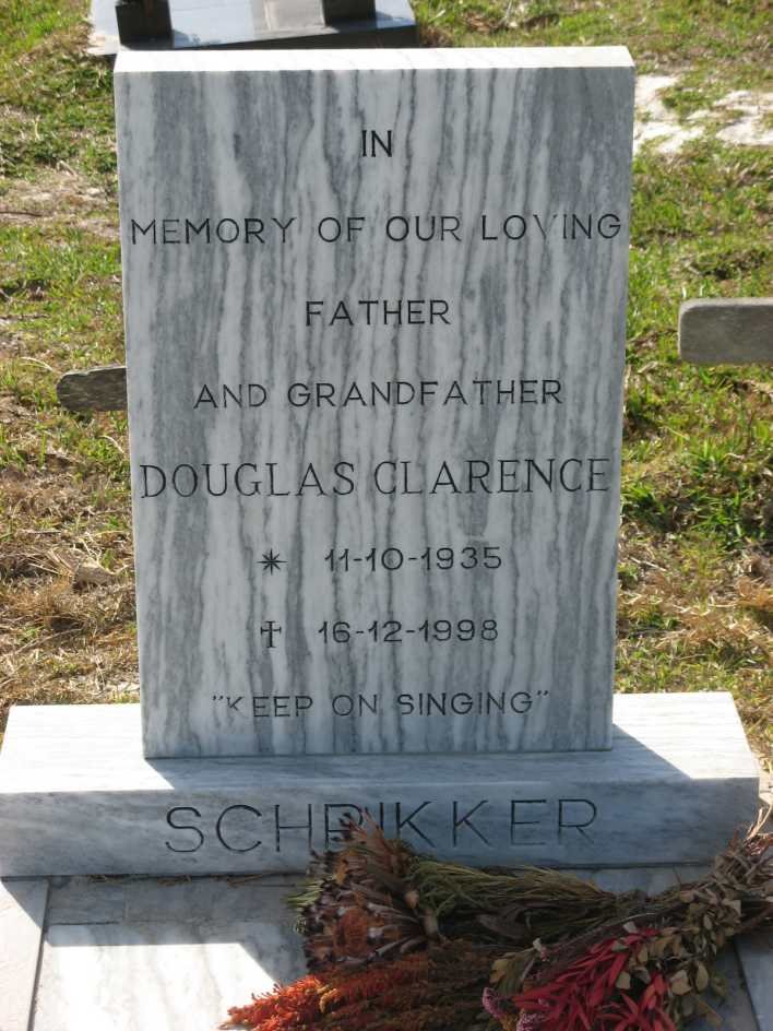 SCHRIKKER Douglas Clarence 1935-1998