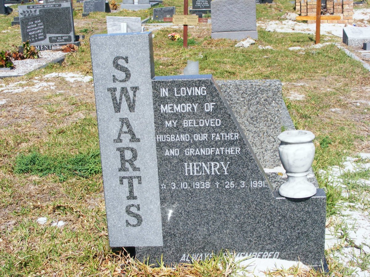 SWARTS Henry 1938-1991