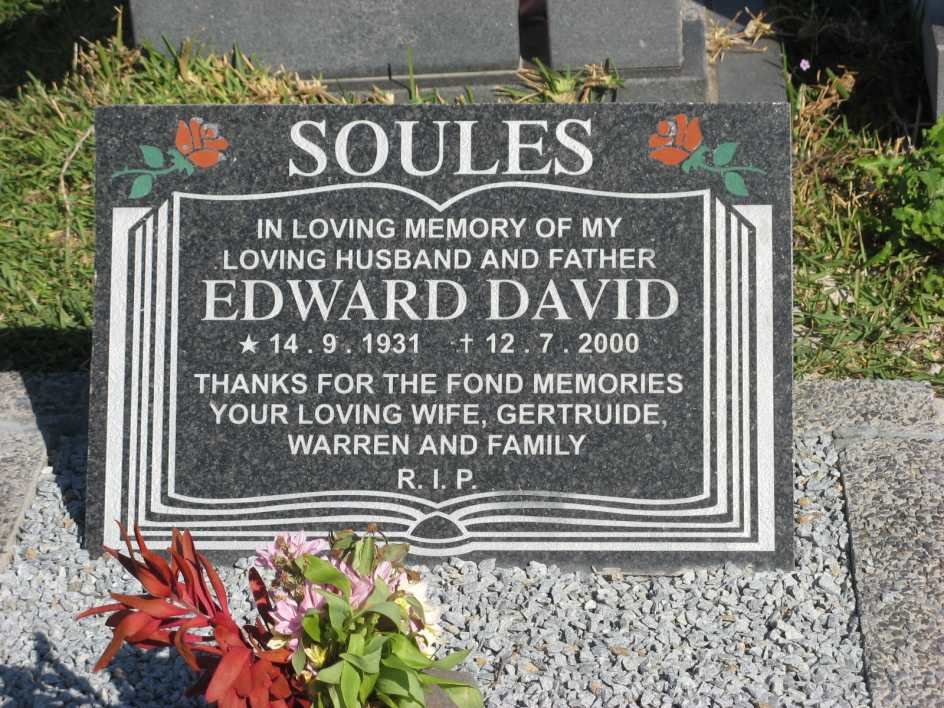 SOULES Edward David 1931-2000
