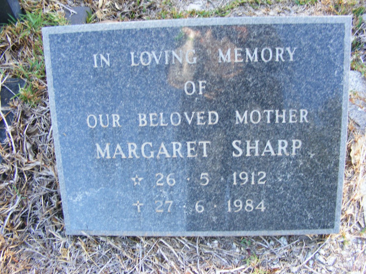 SHARP Margaret 1912-1984
