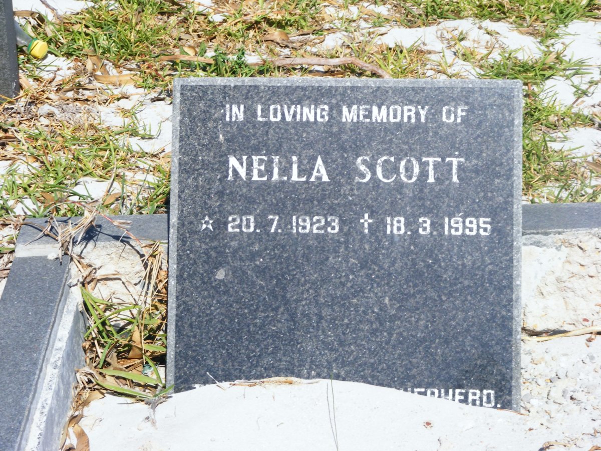 SCOTT Nella 1923-1995