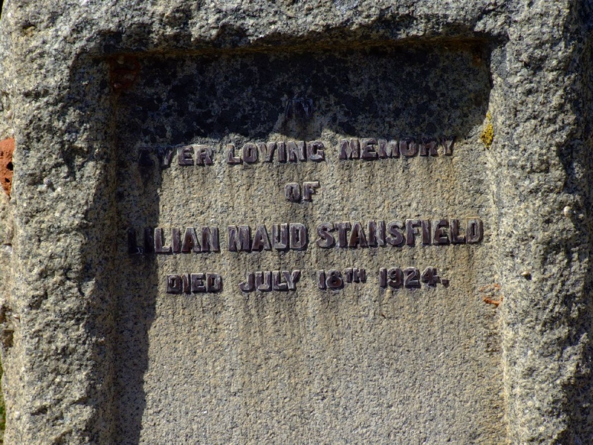 STANSFIELD Lilian Maud -1924