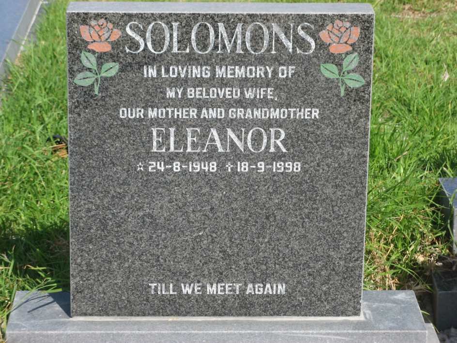 SOLOMONS Eleanor 1948-1998