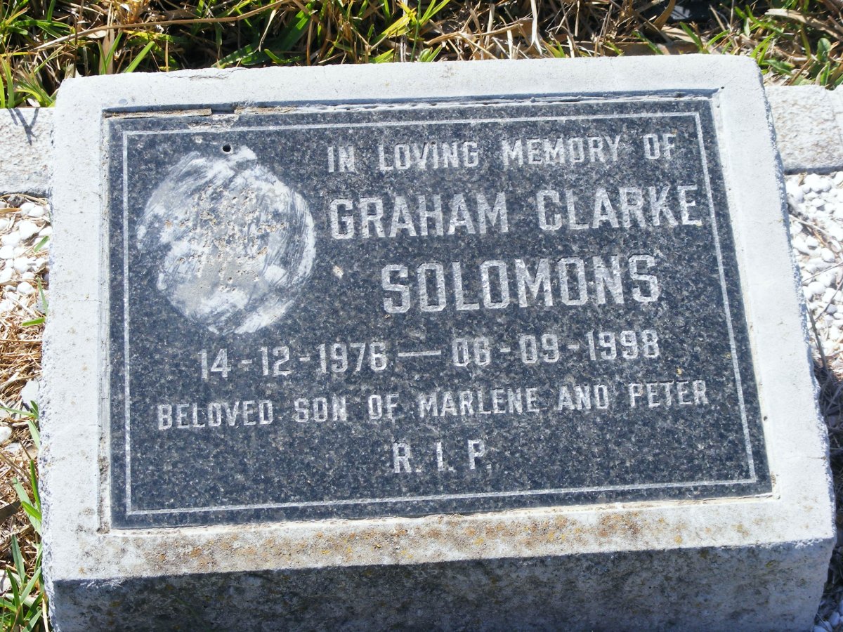 SOLOMONS Graham Clarke 1976-1998