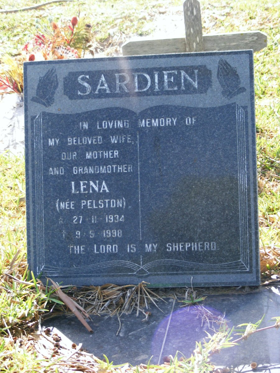 SARDIEN Lena nee PELSTON 1934-1998