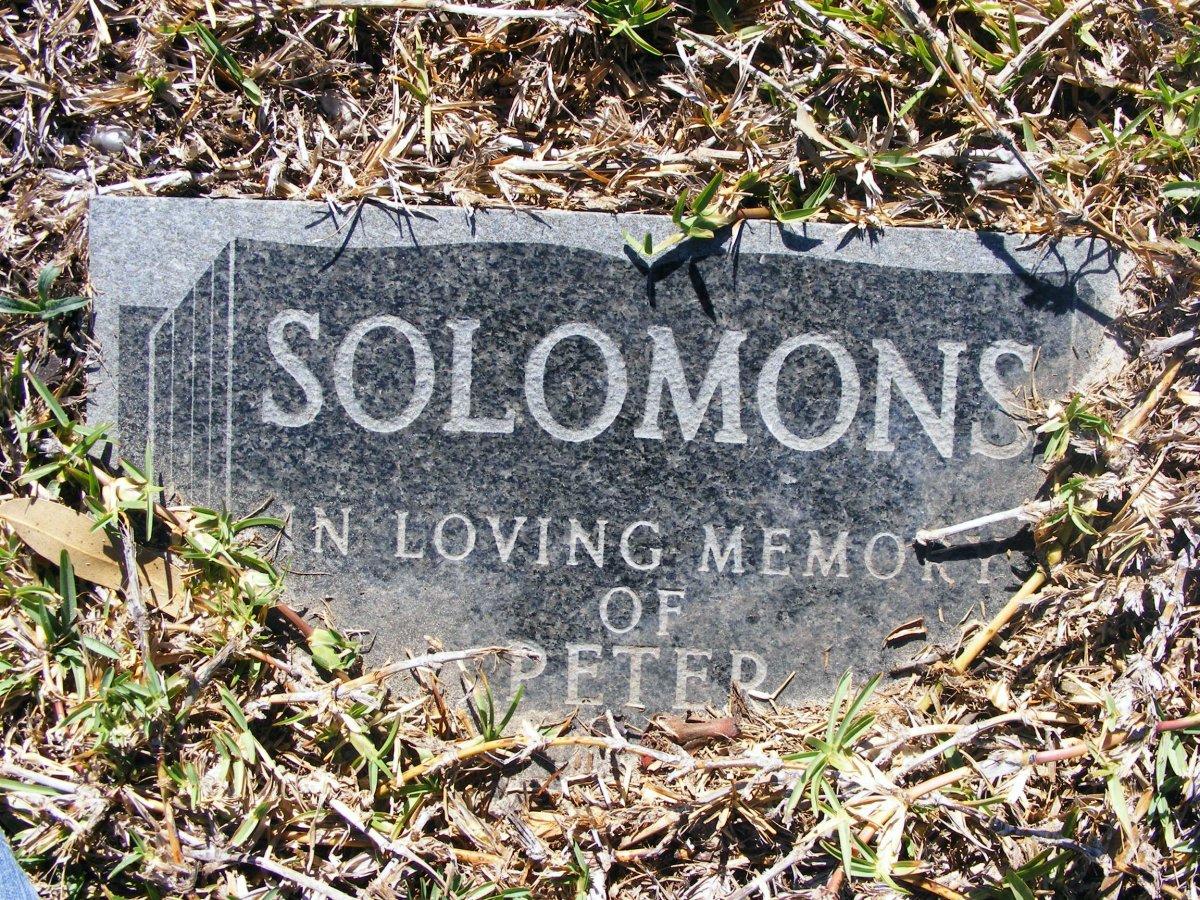 SOLOMONS Peter