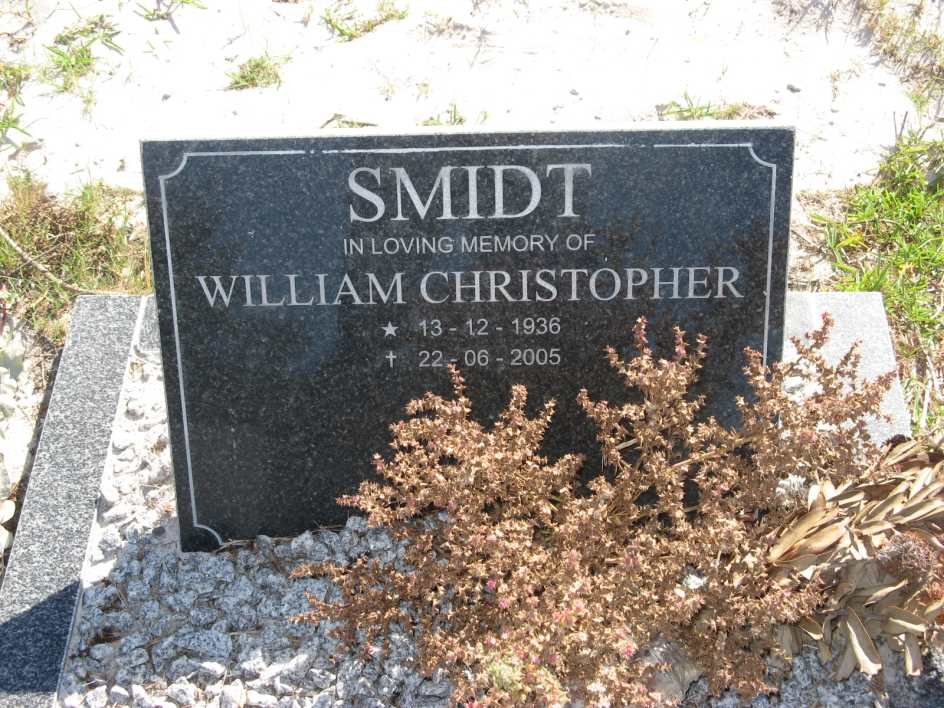 SMIDT William Christopher 1936-2005