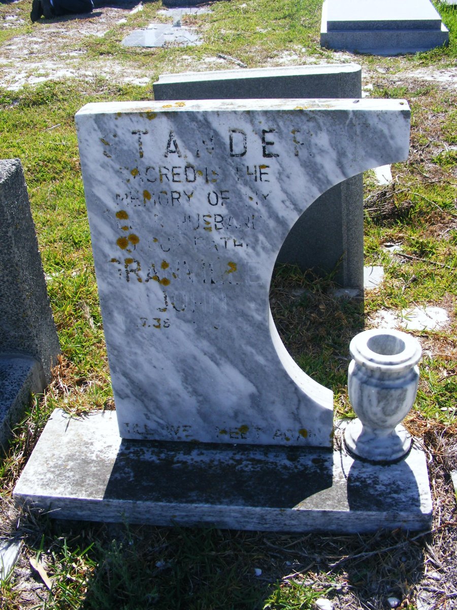 STANDER Granville John 1938-1987