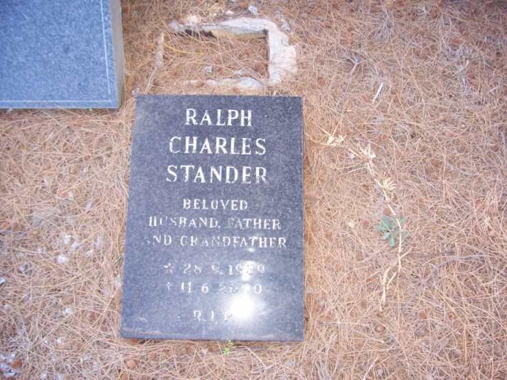 STANDER Ralph Charles 19?9-20?0