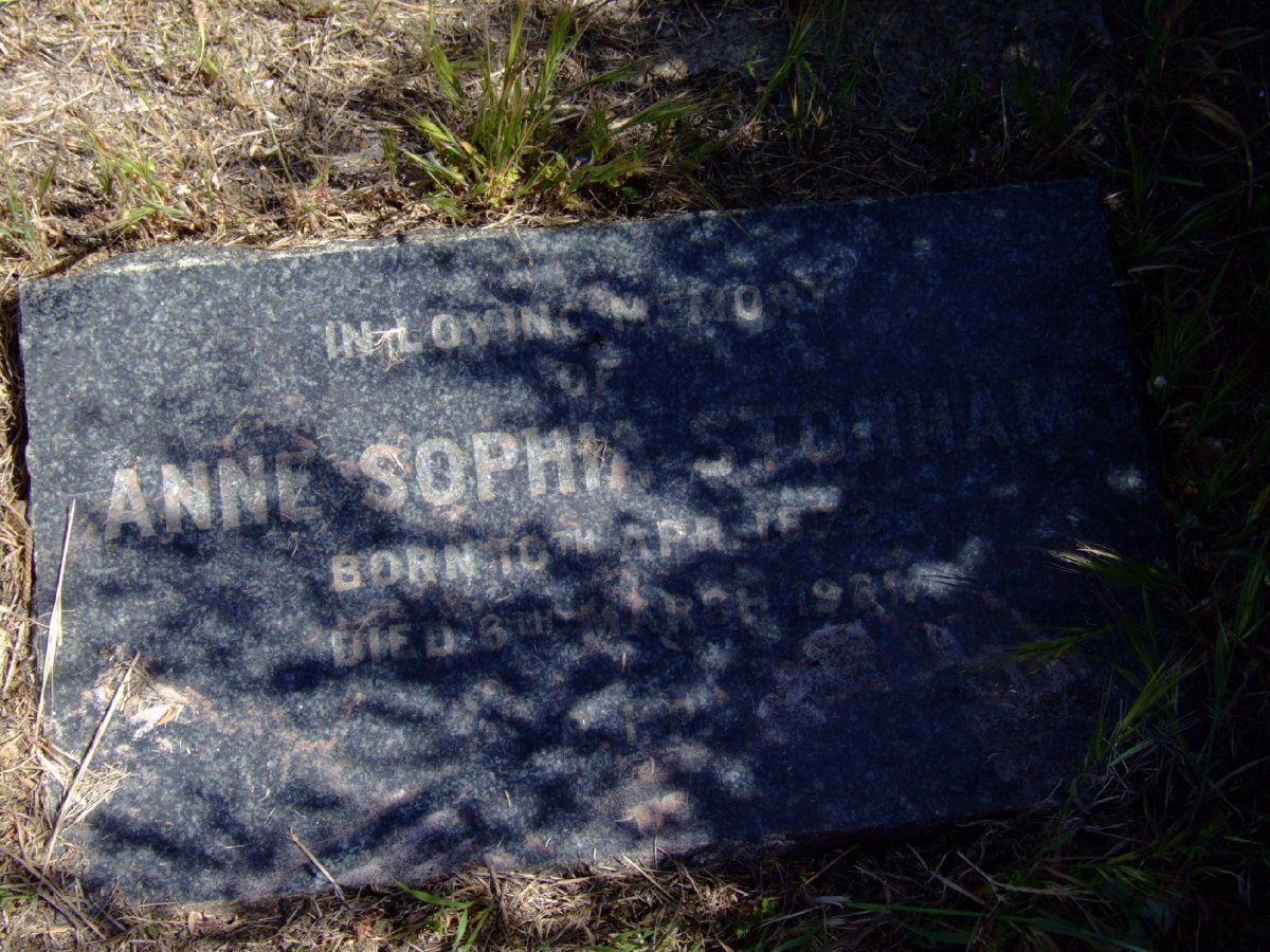 STONHAM Anne Sophia 1872-19??