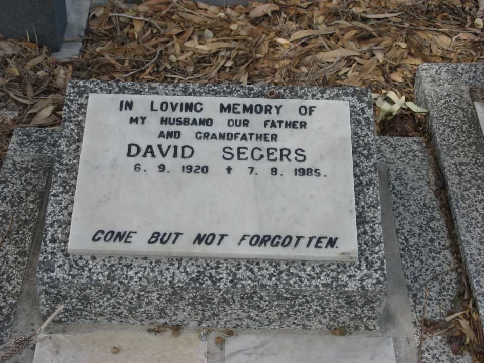 SEGERS David 1920-1985