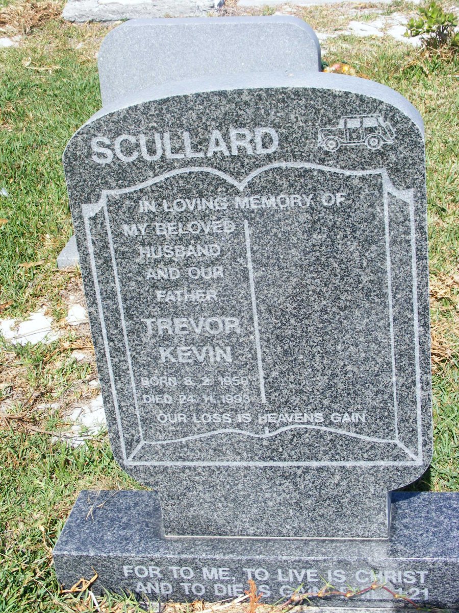 SCULLARD Trevor Kevin 1959-1993