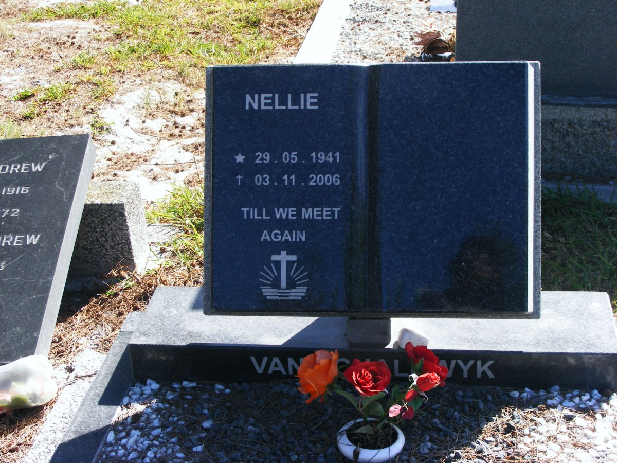 SCHALKWYK Nellie, van 1941-2006