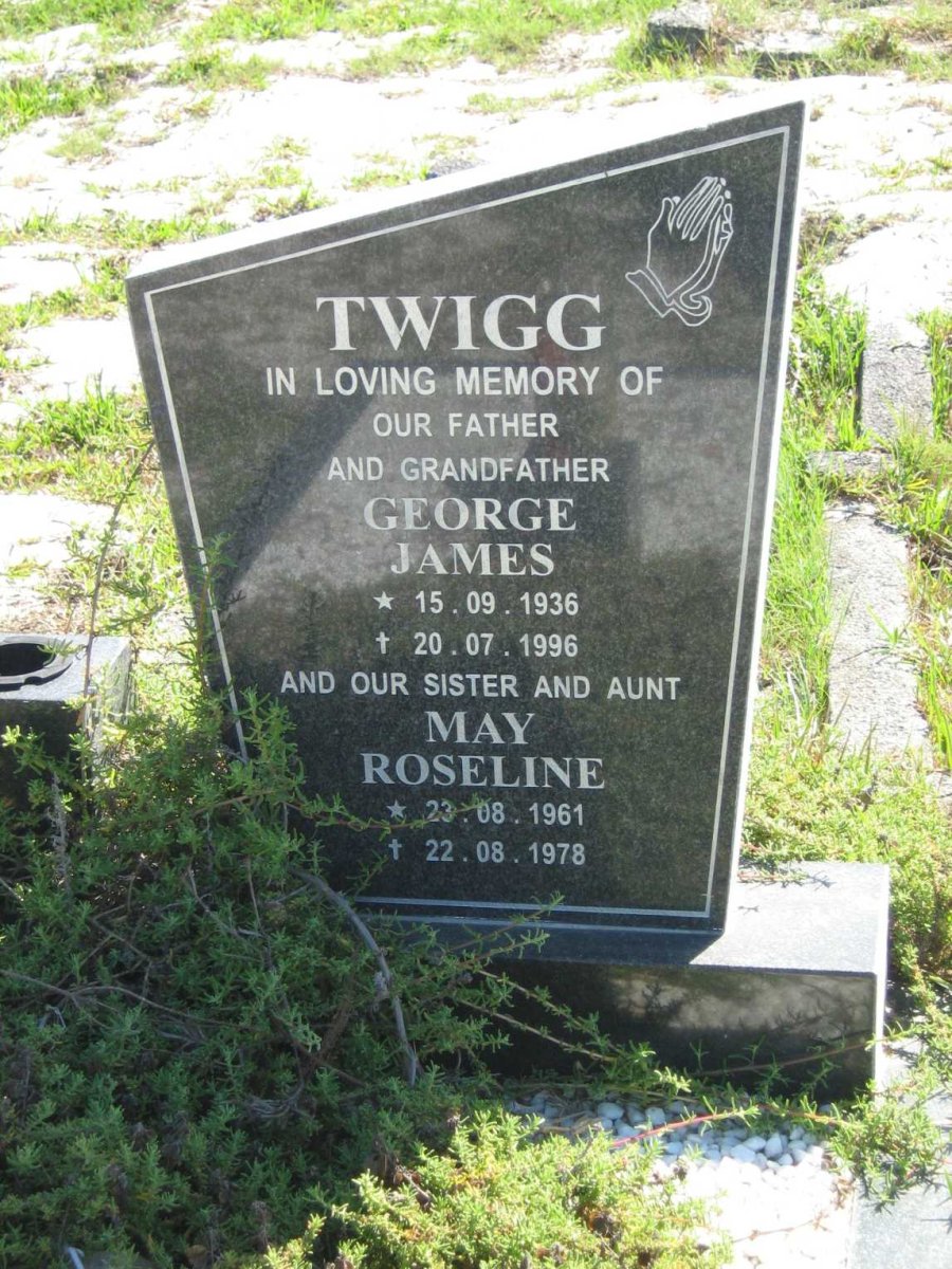 TWIGG George James 1936-1996 :: TWIGG May Roseline 1961-1978