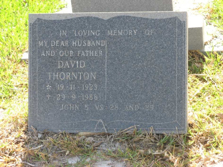 THORNTON David 1923-1988