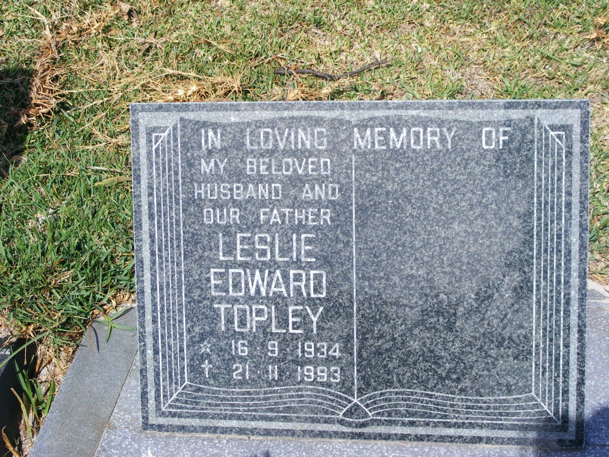 TOPLEY Leslie Edward 1934-1993