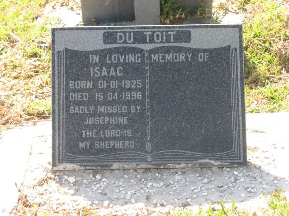 TOIT Isaac, du 1925-1996