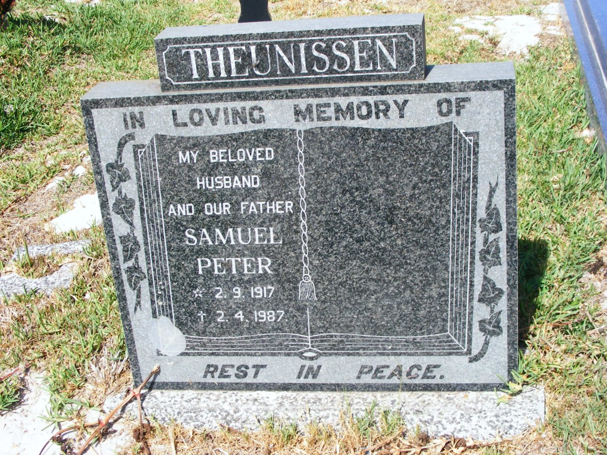 THEUNISSEN Samuel Peter 1917-1987
