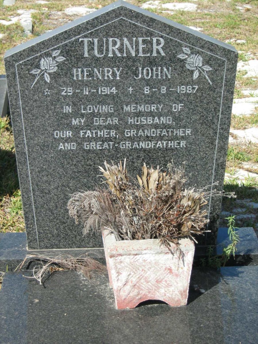 TURNER Henry John 1914-1987