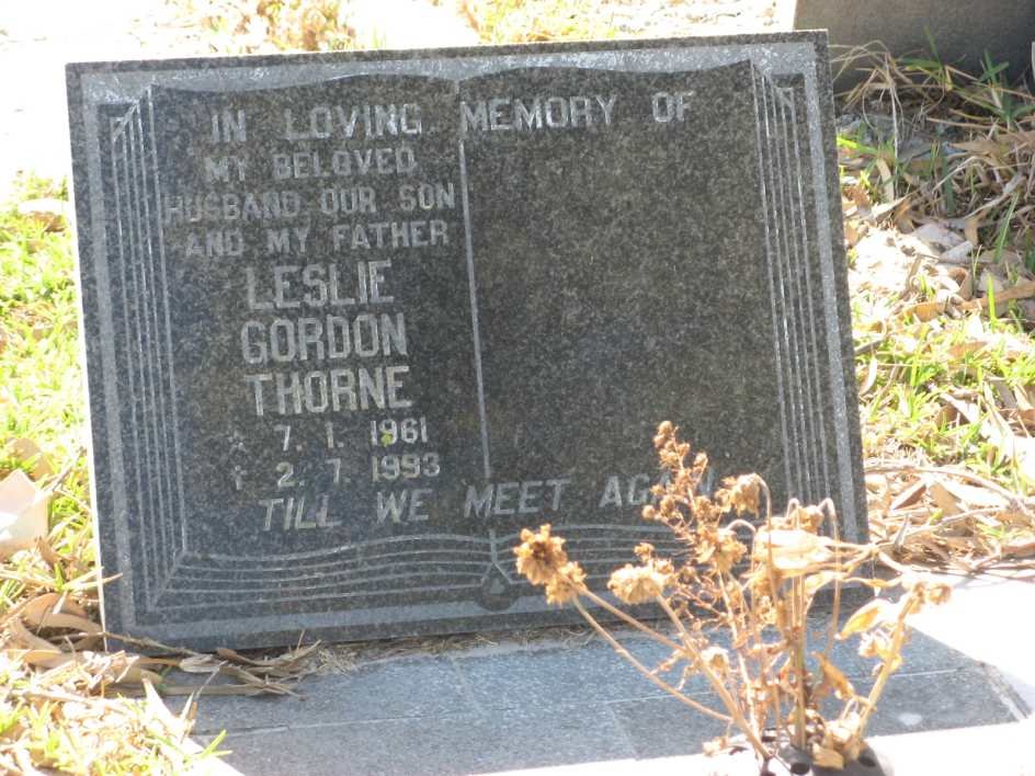 THORNE Leslie Gordon 1961-1993