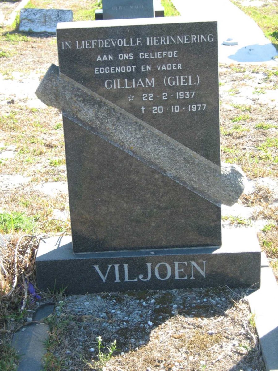 VILJOEN Gilliam 1937-1977