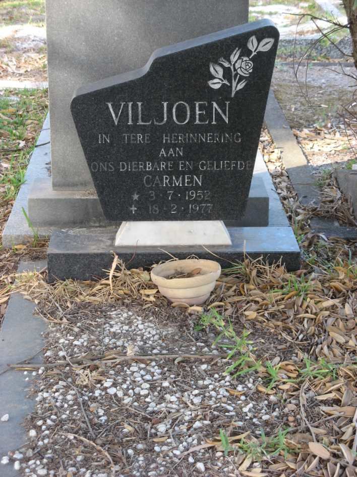 VILJOEN Carmen 1952-1977