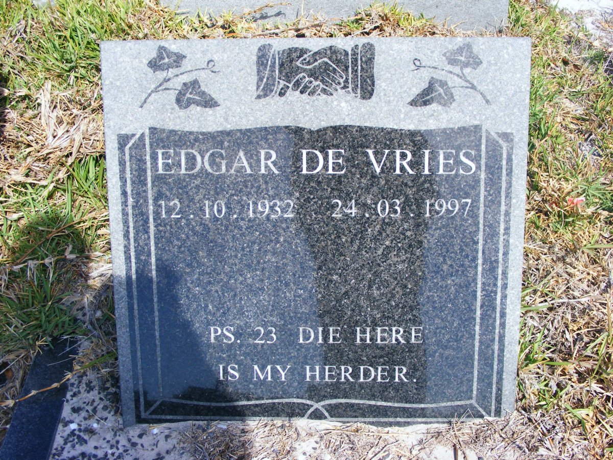 VRIES Edgar, de 1932-1997
