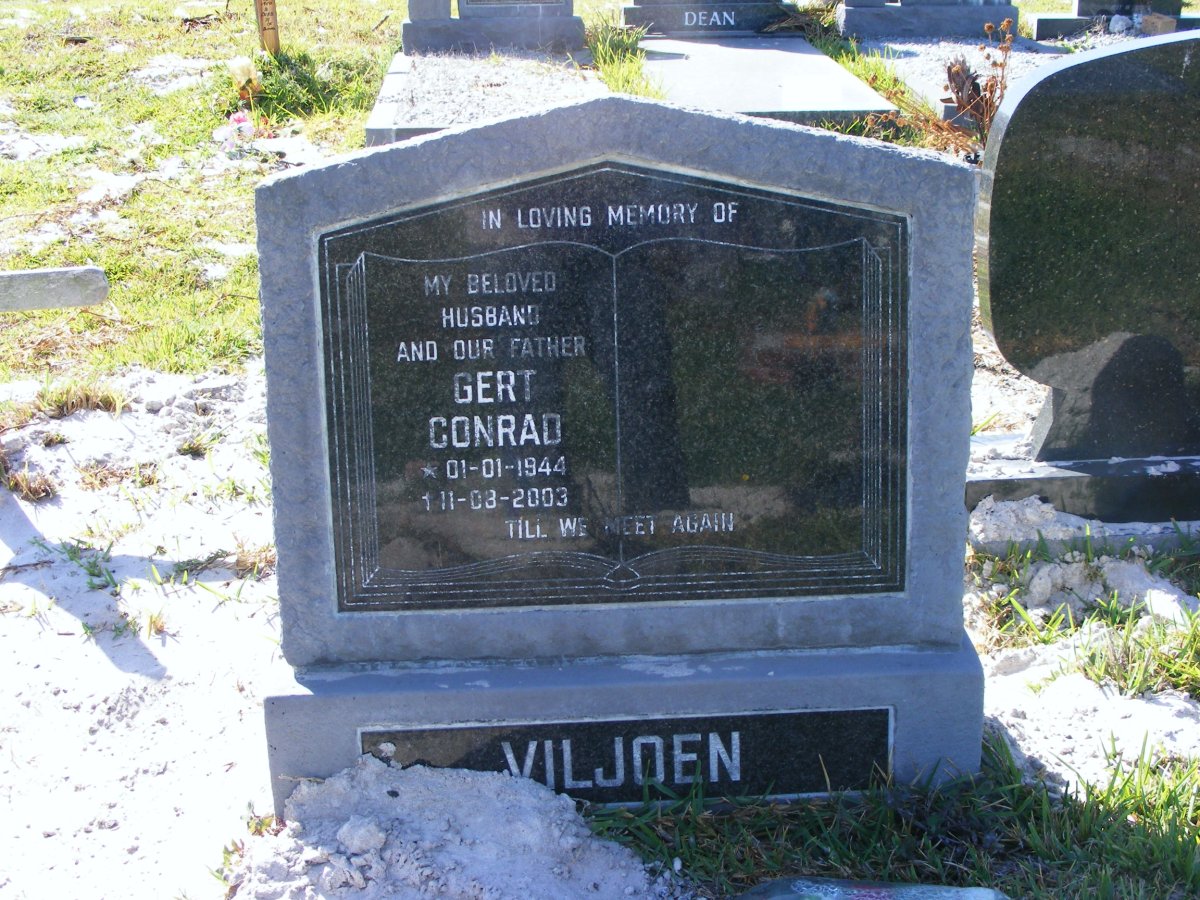 VILJOEN Gert Conrad 1944-2003